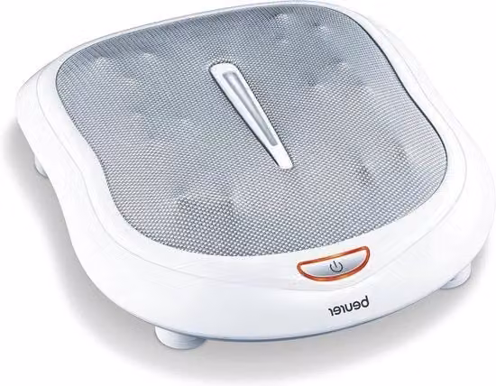 Apparecchio di massaggiatore 60 piedi massaggiatore con 18 testine di massaggi funzione di riscaldamento 2 velocità massaggio shiatsu per migliorare il flusso di sangue - 1 confezione