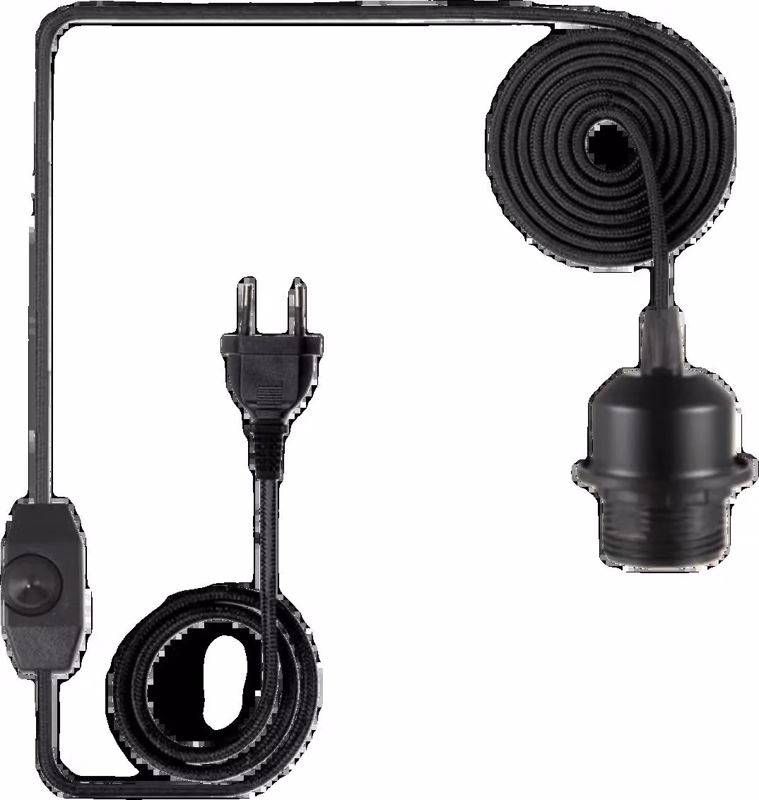 Lampada a sospensione, interruttore dimmerabile, materiale: rattan, C - Interruttore dimmerabile, confezione da 2 pezzi