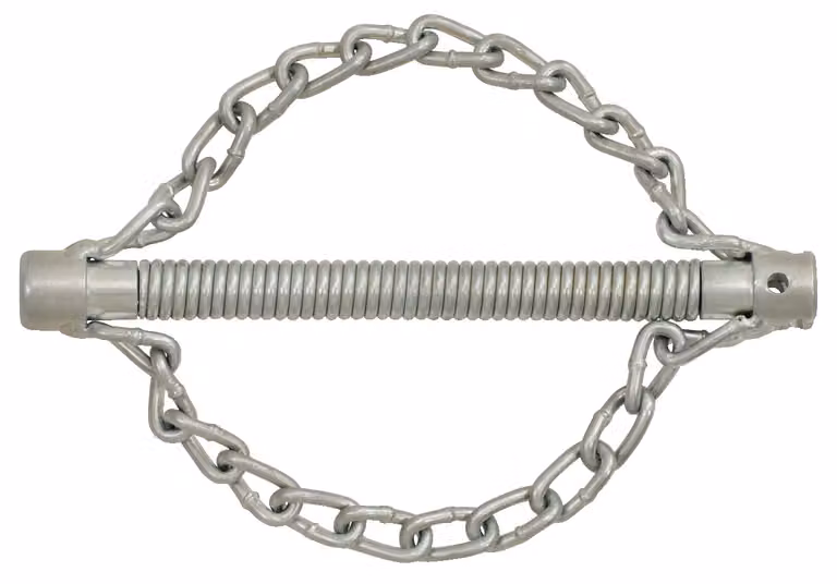 KS TOOLS Testa di scorrimento a catena con catena liscia, 2 catene Ø30mm,16mm ( 900.2185 )