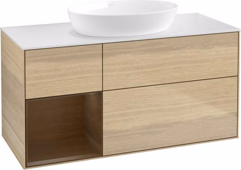 V&B illuminazione a parete del mobile Finion 120cm, Pl wh. m, Reg wal ven, Oa ven