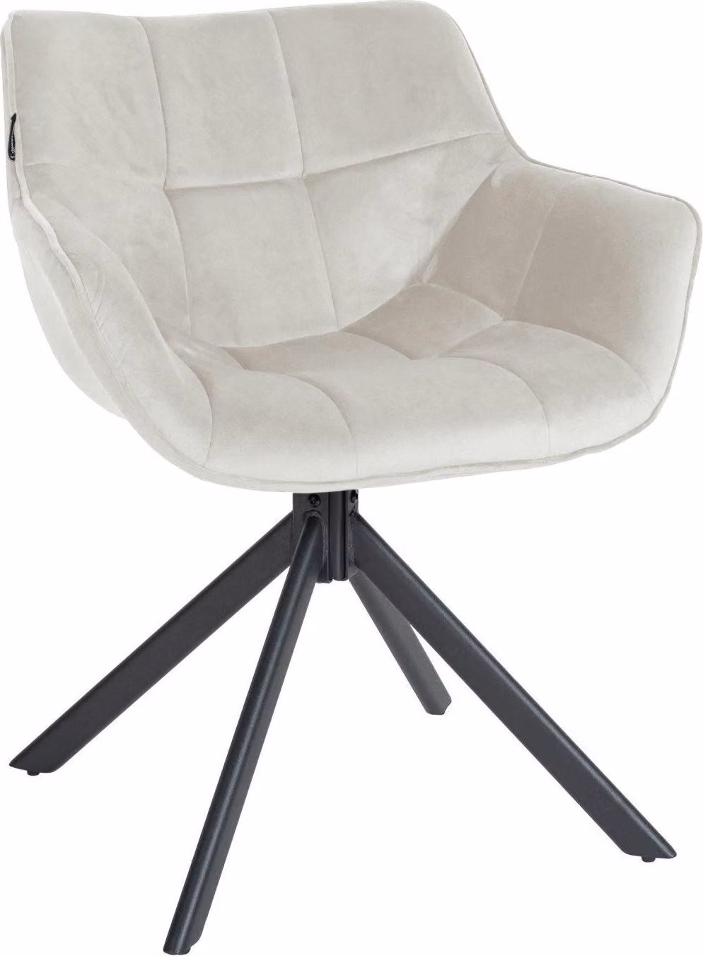 Sedia da pranzo in velluto - Sedia in velluto - comfort ergonomico, struttura in metallo