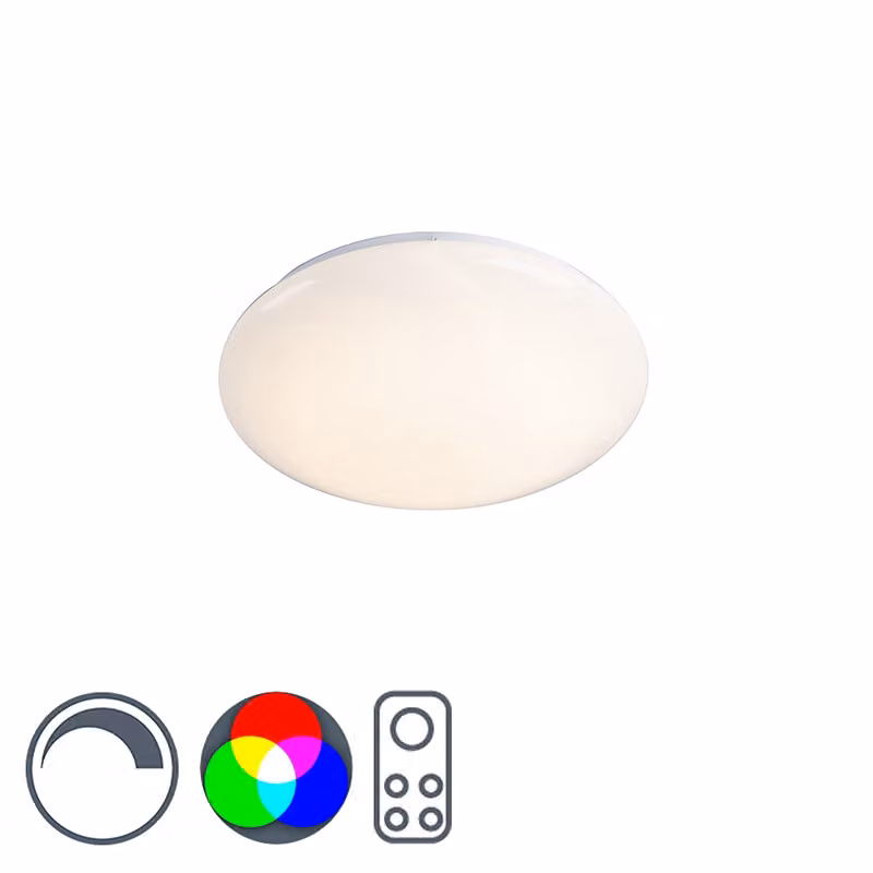 Lampada da soffitto a LED bianca, effetto stella, D 39 cm