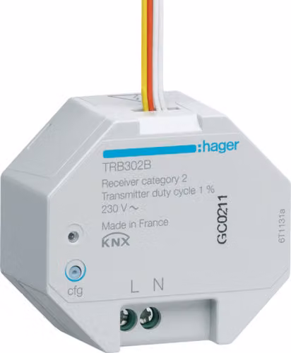 Ingresso da incasso Radio KNX 2-gang 230V quicklink TRB302B (TRB302B)