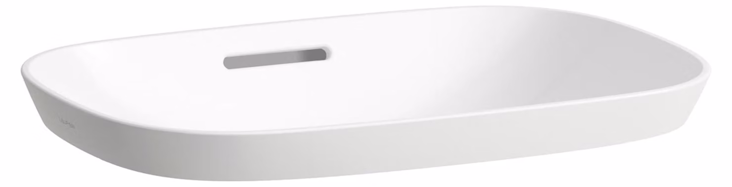 LAUFEN INO lavabo encastré, sans trou pour robinet, avec trop-plein, 500x365mm, H8173020001091, H8173020001091