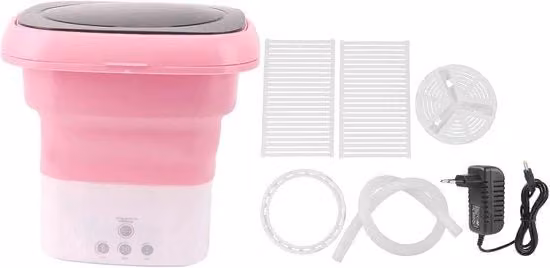 Mini lavatrice pieghevole - Lavatrice portatile potente per capi da bambino e piccoli oggetti