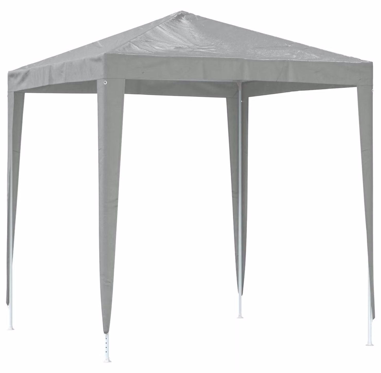Tenda Party 200 x 200 x 240 cm Grigio Chiaro PE e Acciaio