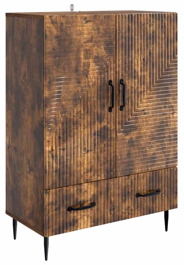 Credenza Rovere Fumo 66 x 34,5 x 95 cm Legno ingegnerizzato