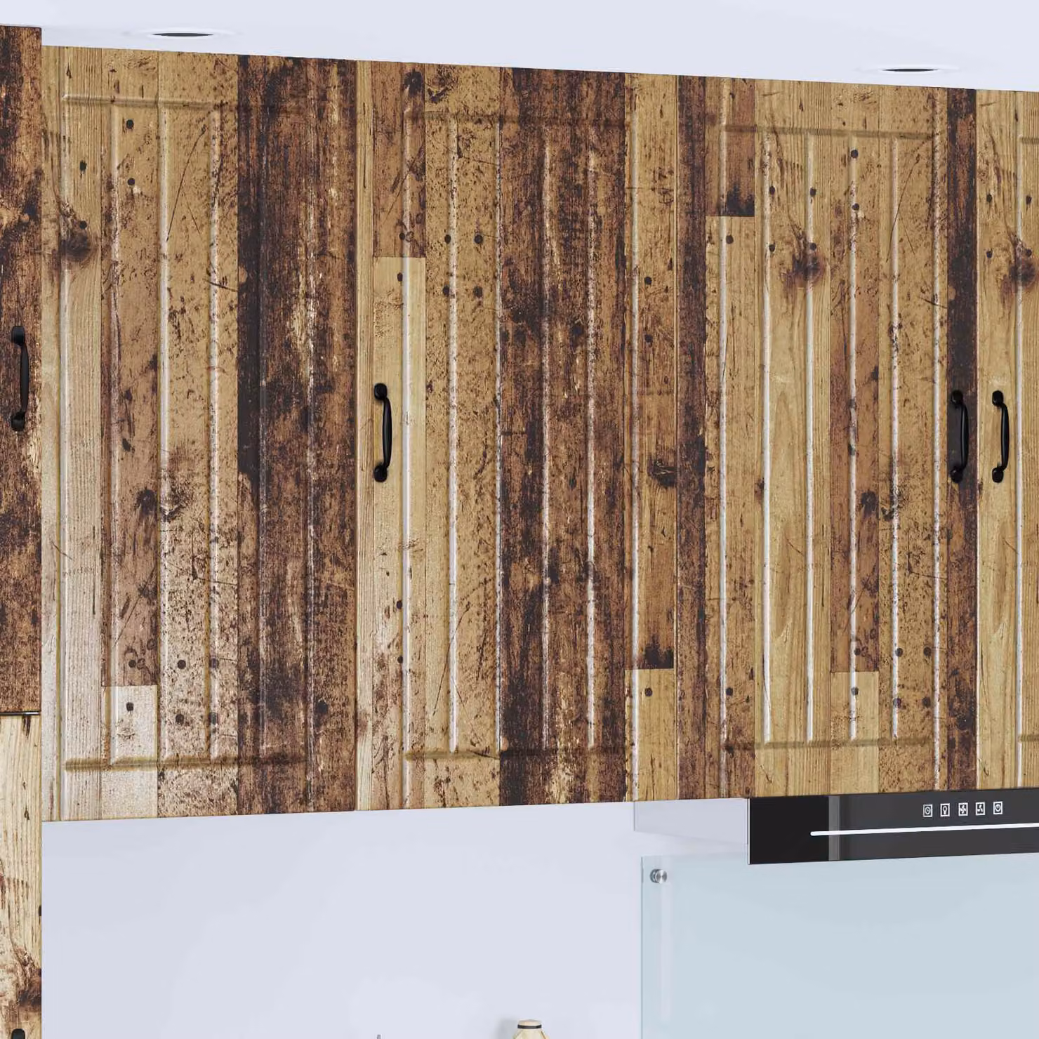 Armadietto a muro vidaXL LUCCA in legno marrone con ante a battente e ripiani interni L/P/H: 50 x 31 x 100 cm