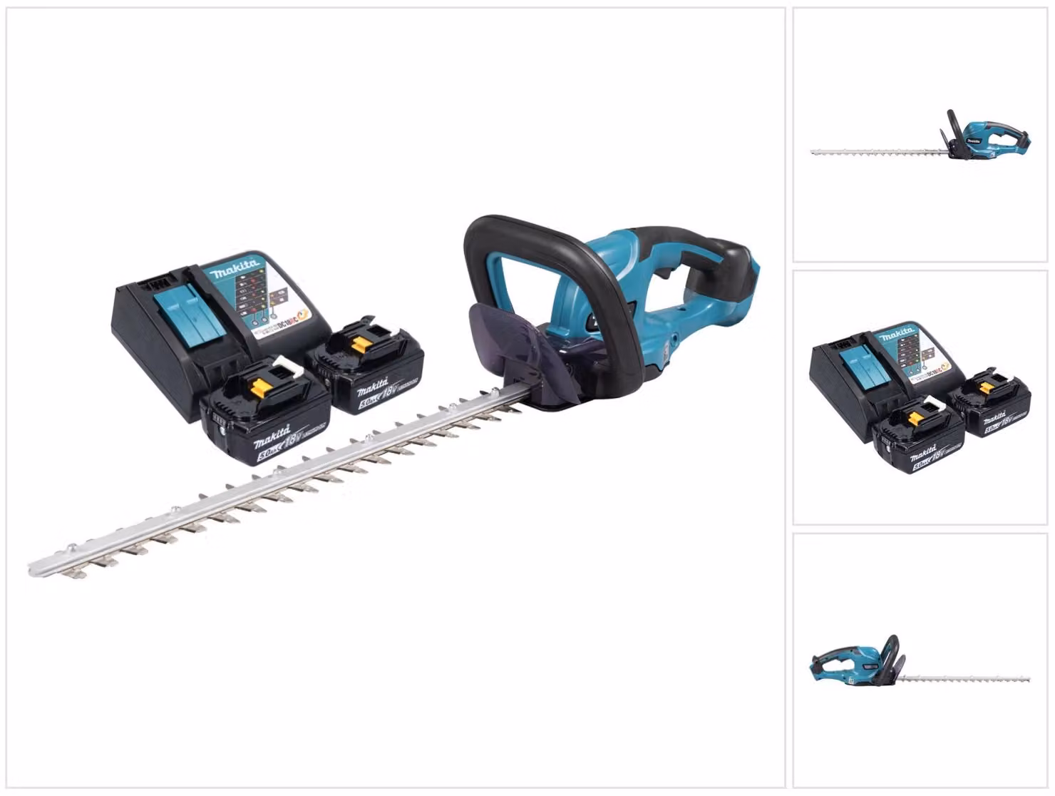 Tagliasiepi a batteria Makita DUH 507 RT2 18 V 50 cm + 2x batteria 5,0 Ah + caricabatterie