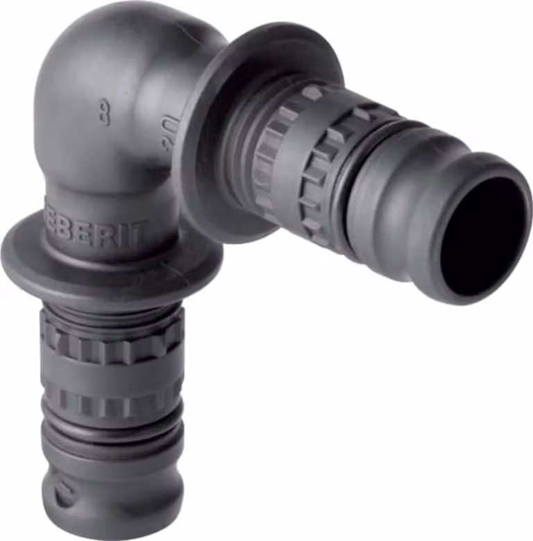 Geberit GE Mepla, angolare, PVDF, 90 gradi, Ø 16 mm, 1 pz.
