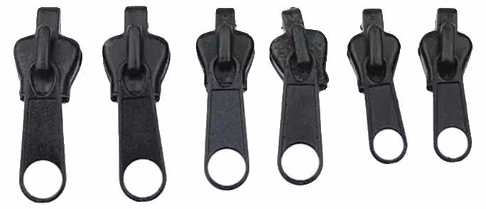 Set per la riparazione delle cerniere, misura universale, 6 cursori in metallo, nero, 6 pezzi