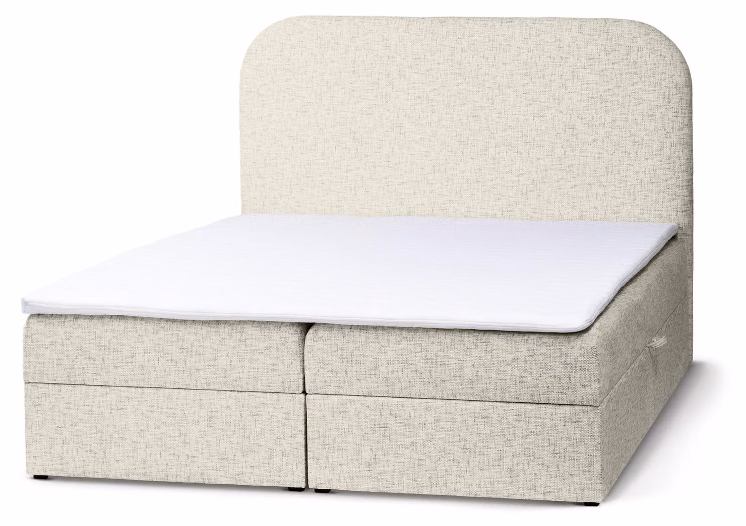Letto con rete a molle Gory Mandel, dimensioni 140 x 200 cm