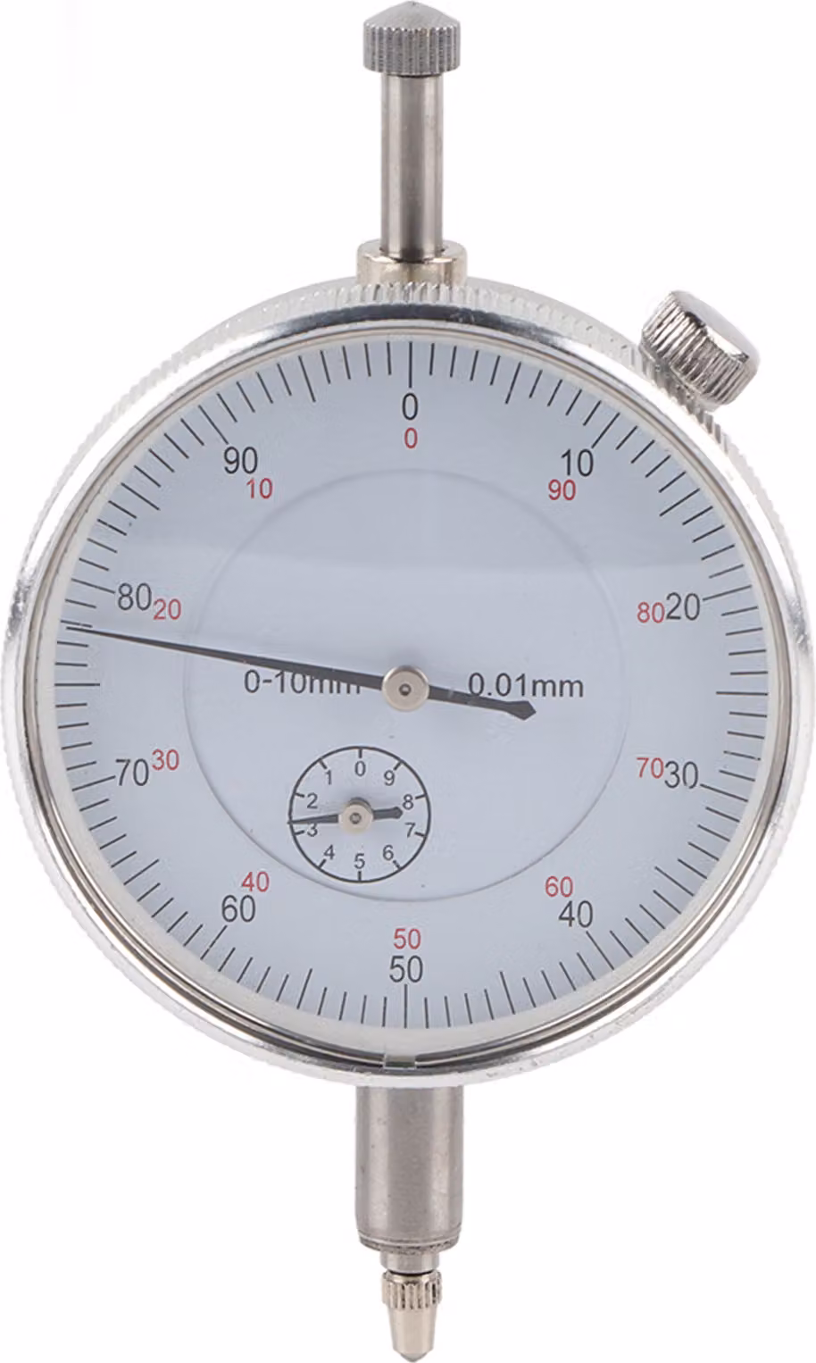 comparatore 0-10 mm, precisione 0,01 mm, dispositivo di misura, strumento di alta precisione