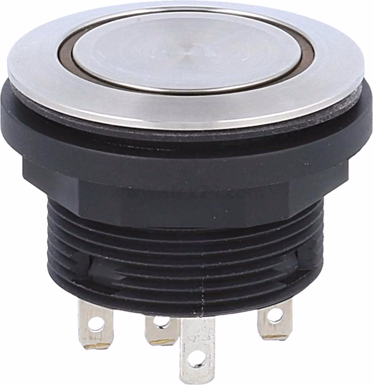 Georg Schlegel Pulsante con illuminazione ad anello tattile, illuminabile 1W, rotondo, connettore piatto SHORTRON 2,8 mm x 0,8 mm - 1