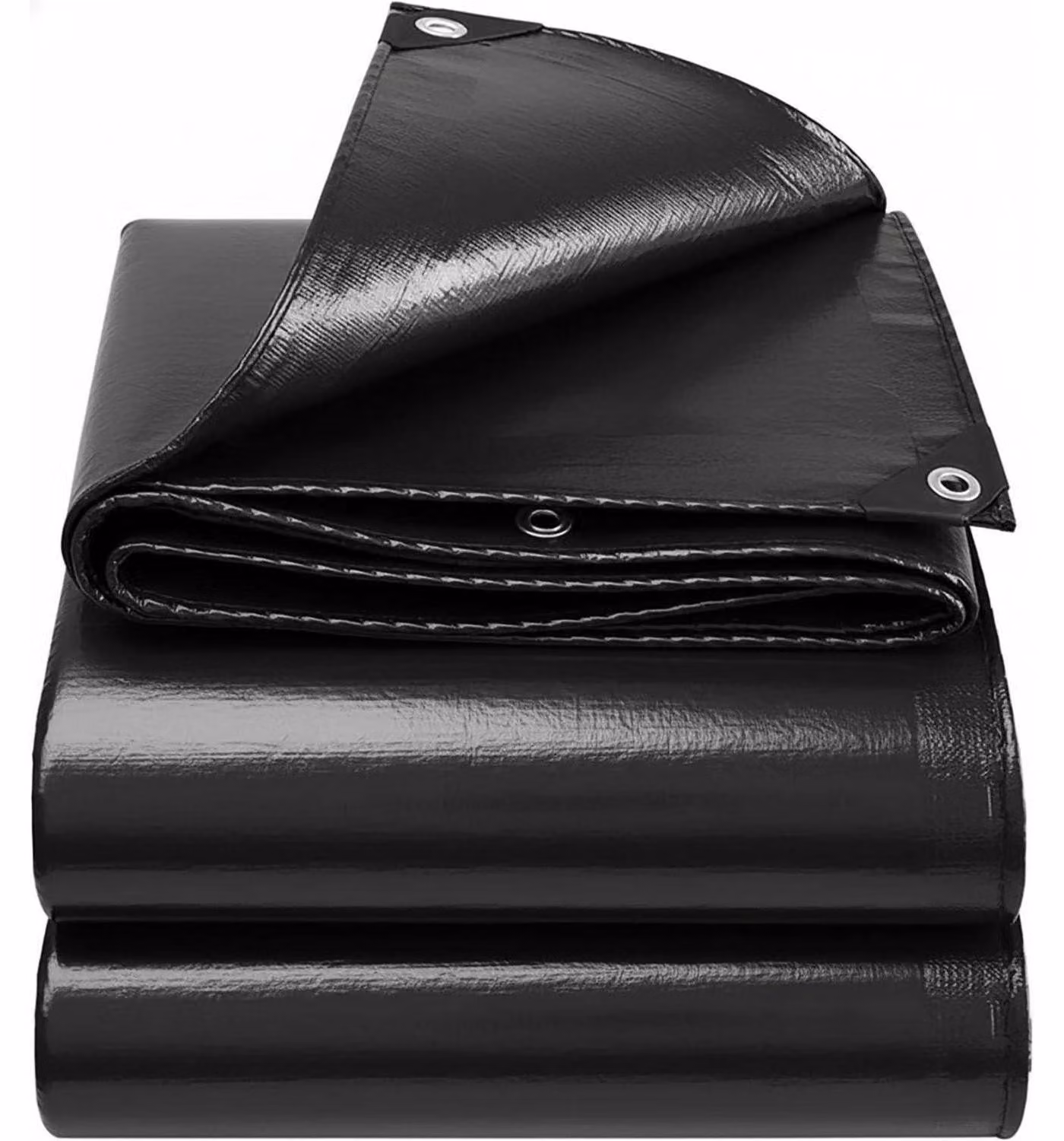 Telo di copertura 4x4 metri, 130g/m², impermeabile, resistente ai raggi UV, colore nero