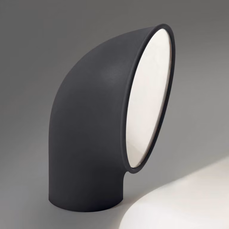 Artemide Piroscafo lampioncino LED IP65, grigio, Nero, Alluminio, Design, Lampada LED da esterni