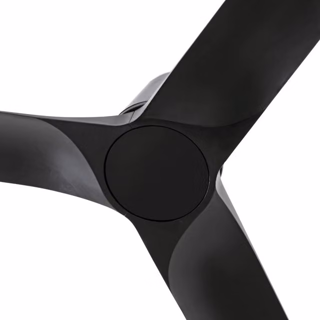 HEY TUB S, Ventilatore senza Luce, Faro Barcelona Colore: Nero