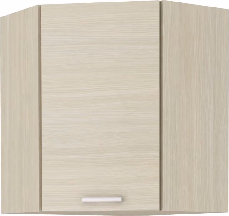 Armadietto superiore ad angolo CHRYSI - 58x58 cm, rovere ferrara