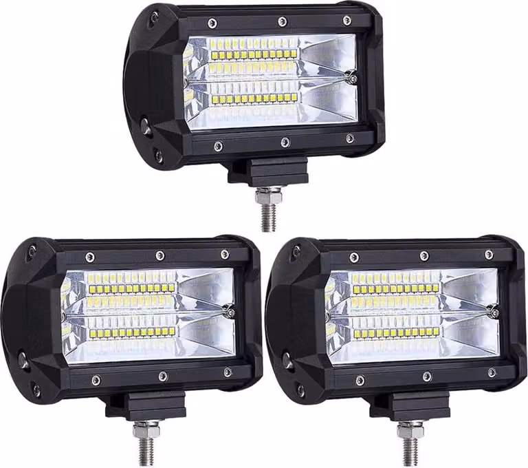 Greenmigo 3X 72W LED luce da lavoro faro ausiliario auto 12V 24V faro offroad proiettore 6000K impermeabile IP67 luce da lavoro