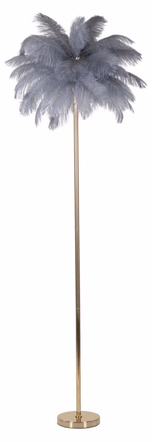 Lampada Da Terra Palm Grigia Cm Ø55X160