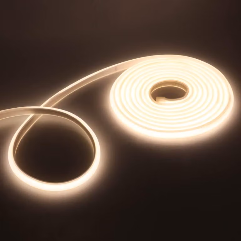Striscia LED con 288 LED al metro, tecnologia COB, grado di protezione IP65, 220V, luce bianca naturale, lunghezza 50 cm, tagliabile