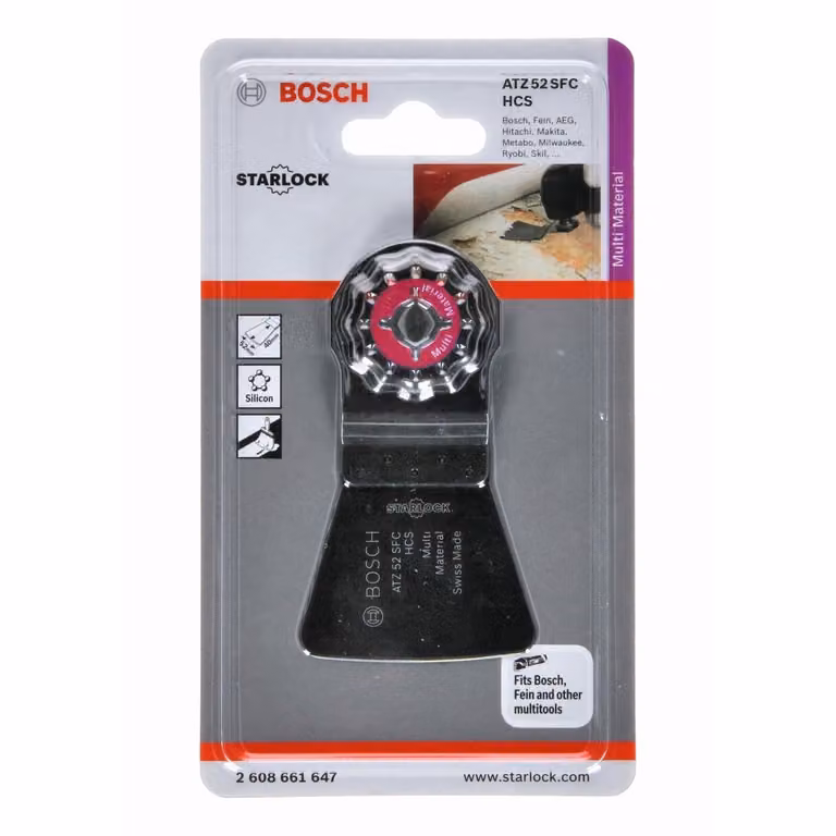 Raschietto HCS ATZ 52 SFC, flessibile, 52 x 38 mm, confezione da 1 pz