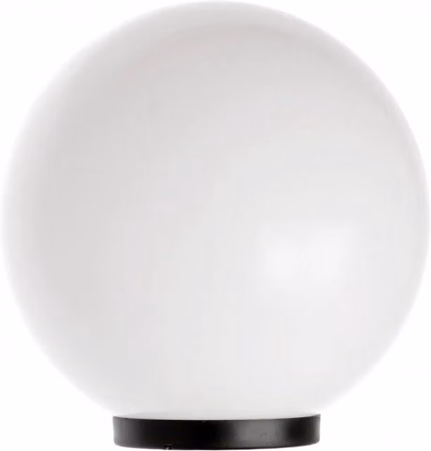 Lampada da giardino a sfera bianca SU-MA con attacco E27 e protezione IP44, Diametro: 50 cm – 1