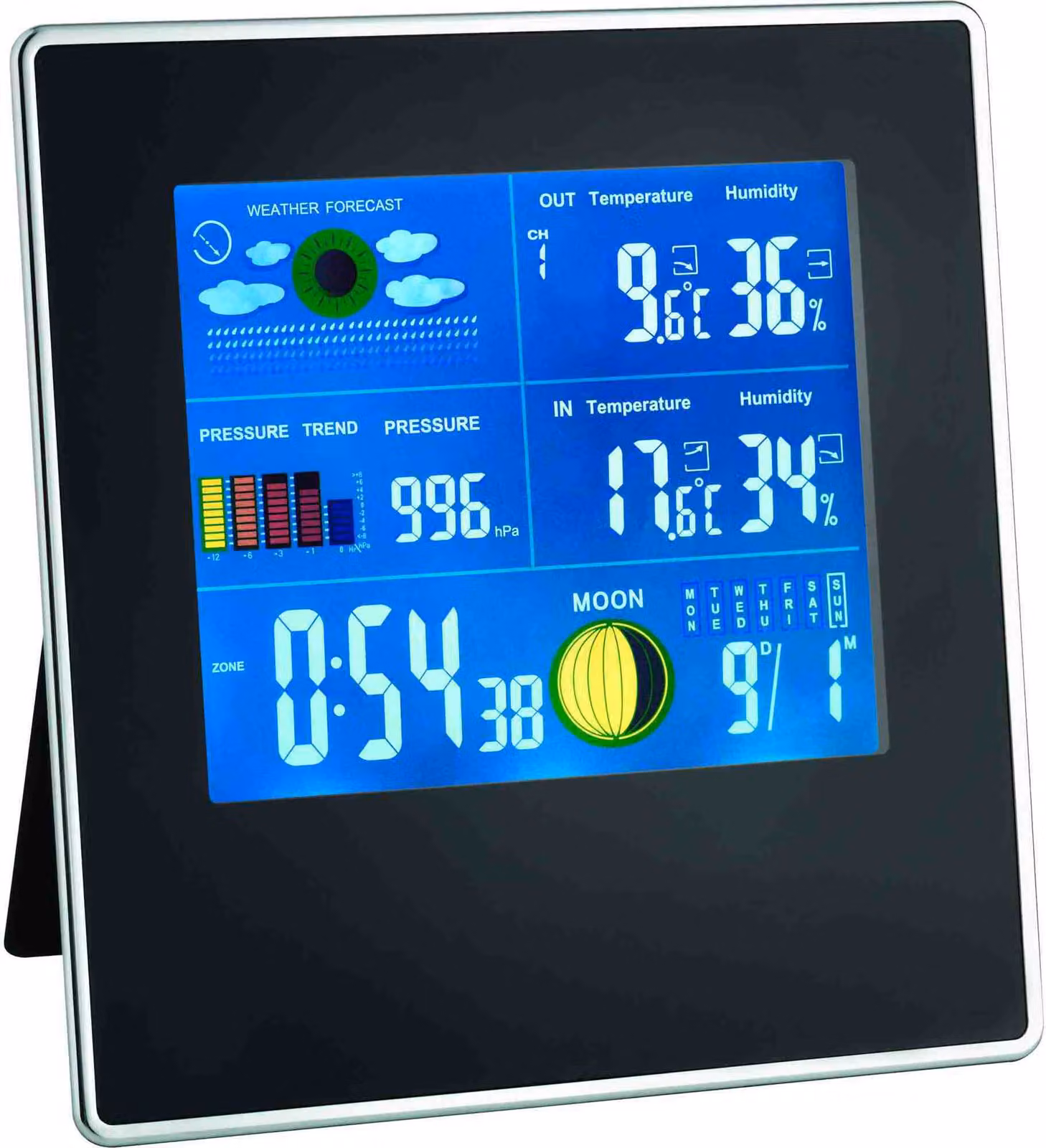 TFA-Dostmann 35.1126 TFA 35.1126 Funk Farbwetterstation