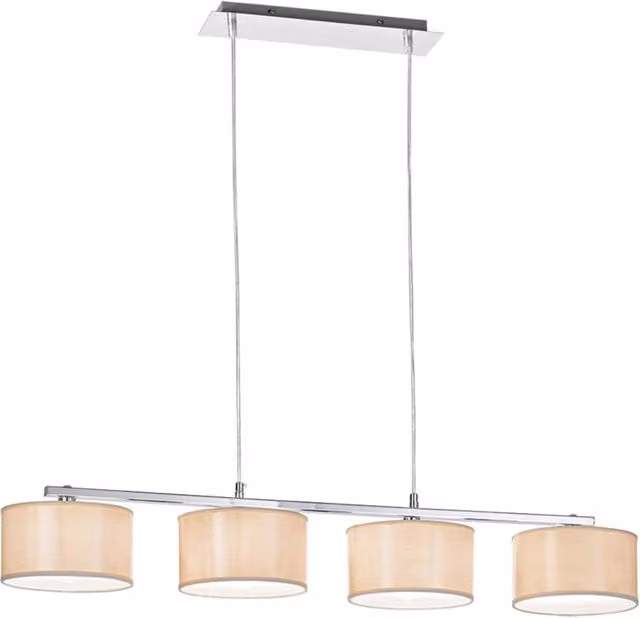 Lodine, Lampada a Sospensione DMORA, Marrone e Beige