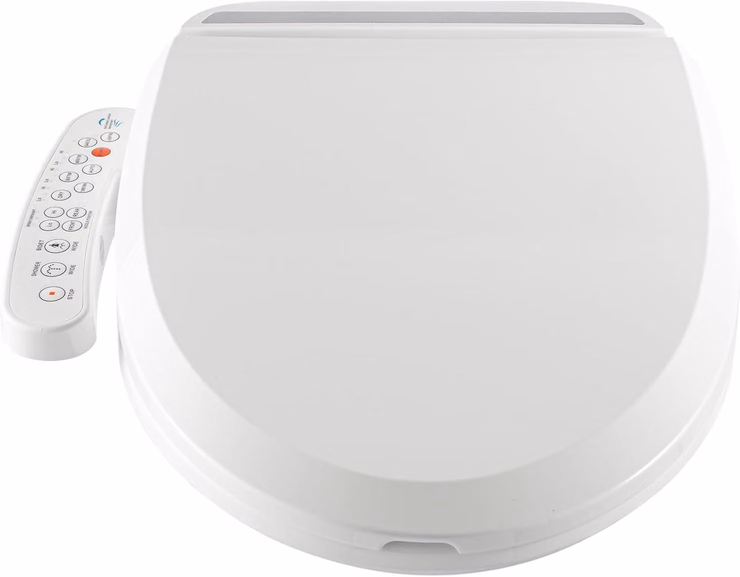Copertura per WC intelligente elettrica, con sedile riscaldato, funzione bidet e temperatura dell'acqua regolabile