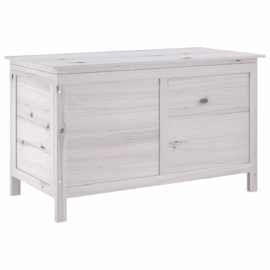 Contenitore da giardino vidaXL in legno massello di abete bianco, L 99 cm x P 49,5 cm x H 58,5 cm – 2