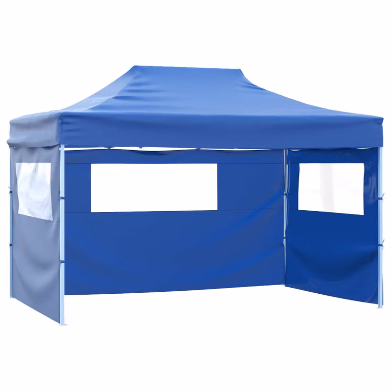 Tenda Party vidaXL in tessuto Oxford blu, L: 291 cm, P: 431 cm, H: 315 cm