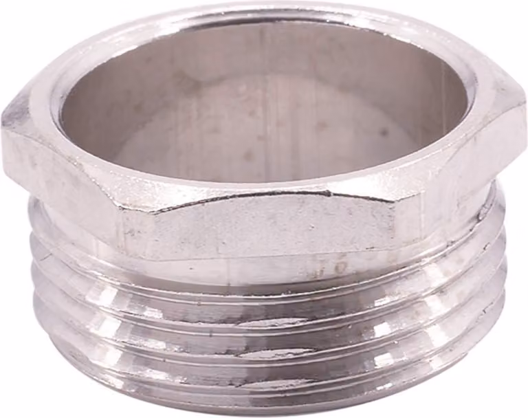 Vite a testa esagonale PG13,5x1,41 MSD-PG13, in ottone (CuZn) nichelato, lunghezza filettata 7,5 mm - 1 pezzo