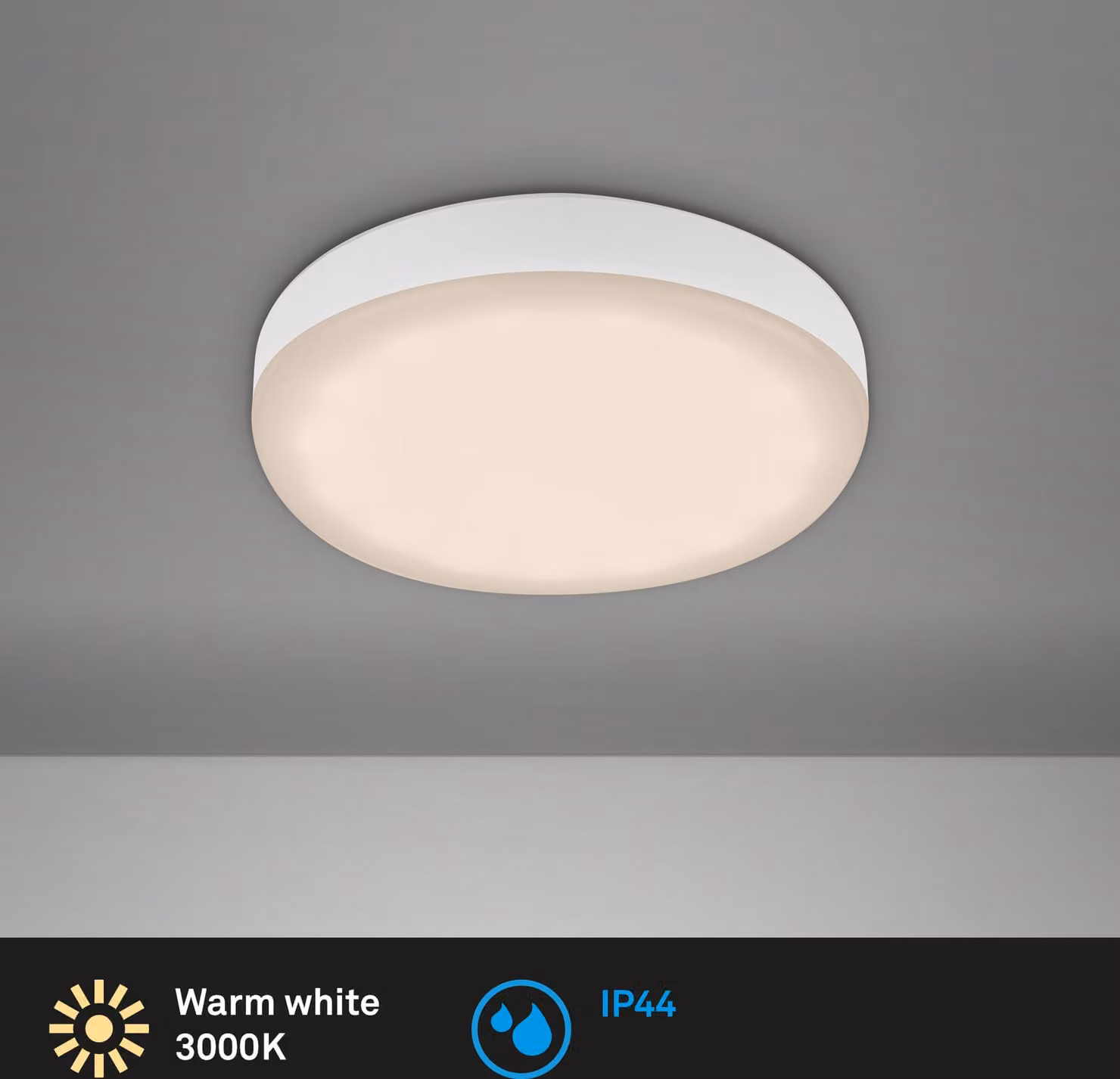 Briloner Luce da incasso LED, Ø 7,5 cm, 3 W, 350 lm, bianco