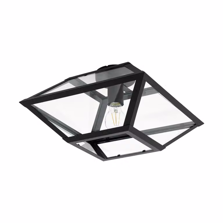 EGLO CASEFABRE, 1 lampadina, E27, IP20, nero