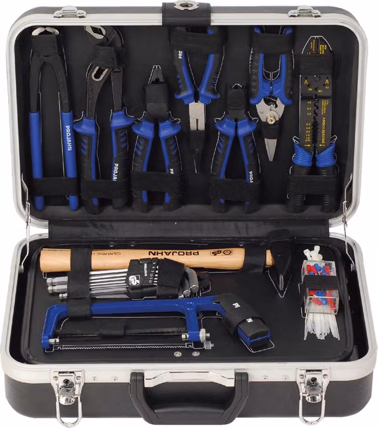 Projahn Werkzeugkoffer Set 164-tlg proficraft kompakt metrisch 6-kant ABS-Koffer