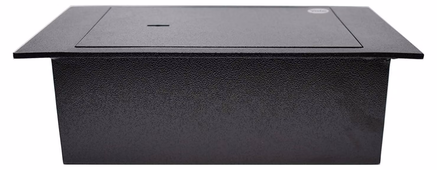 Cassaforte da pavimento Yale Y-FLS0000 Accesso con chiave Nero, 4,3 L, 2 chiavi