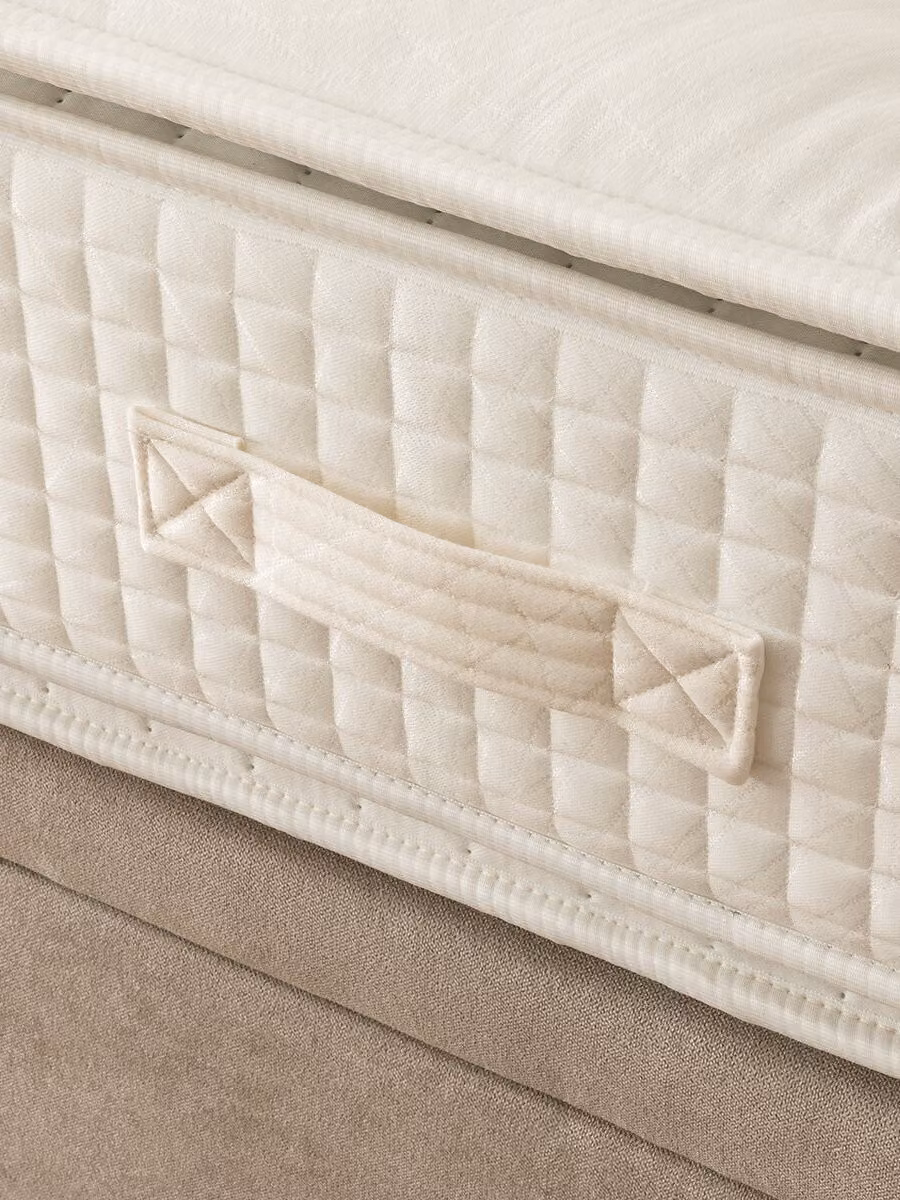 Materasso Doppio-Top Kenay Home in cotone bianco L: 135 cm, P: 190 cm – 2