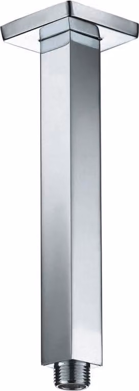 Beitz & Walz Aqvadesign Raccordo a soffitto 1/2" x 1/2" x 200 mm, quadrato