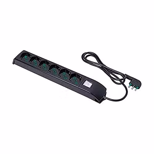 Multipresa 6X2Pt Sk Int Nero       Fido 410201 Fme