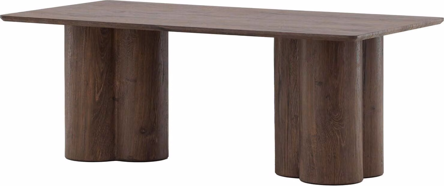 FURNLUX Tavolino Olivia Noce 60cm / Hauptfarbe: Braun / Dimensioni: 60 x 120 x 45 cm