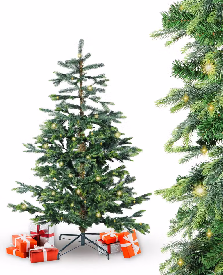 BonTree albero di Natale artificiale in abete rosso con LED : 150 cm : Albero
