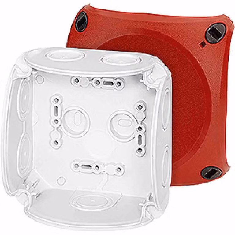 Scatola di giunzione cavi fino a 4qmm - Scatola di superficie 104x104mm DK 0400 R