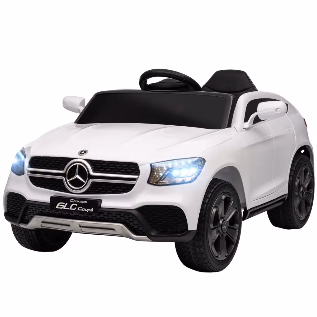 Auto Elettrica per Bambini XYLO Mercedes 12V con Telecomando, Luci LED e Musica, 3 Velocità, Bianco – 2