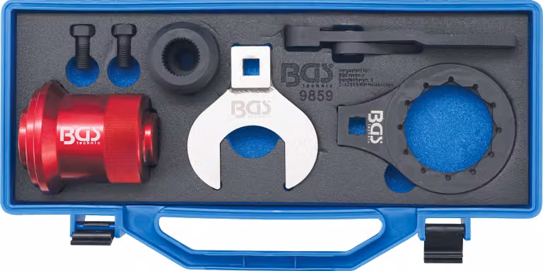 BGS Set di attrezzi per flangia differenziale e dado per inserto per BMW E70 / E82 / E90 / E91 / E92 / E93 - 9859