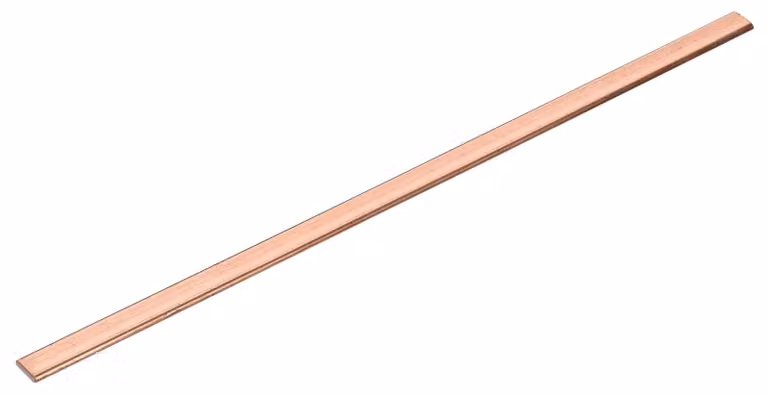 Barra piatta in rame, dimensioni 3x10x250 mm, adatta per impianti elettrici