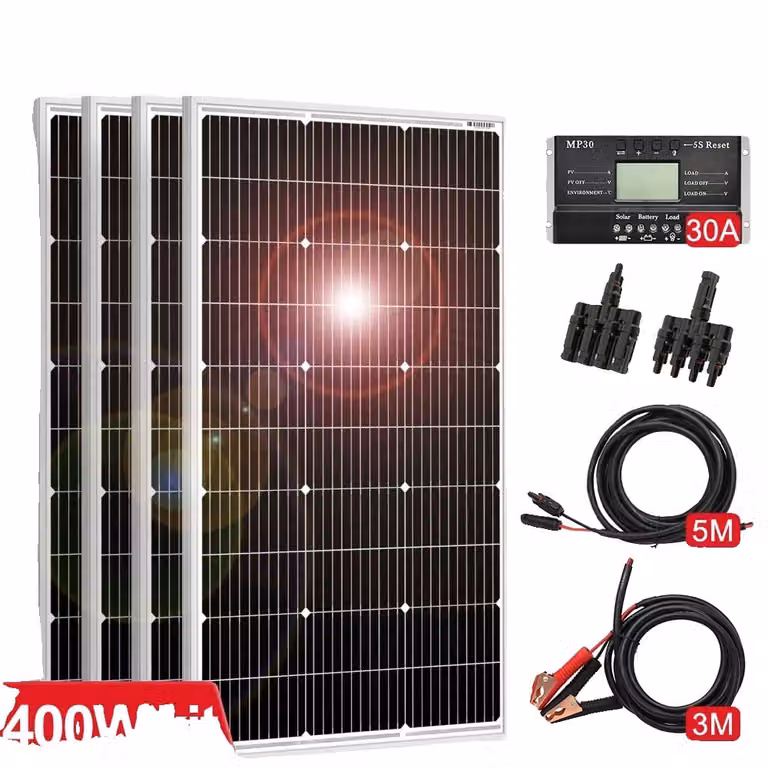 Solarmodul, set da 400w