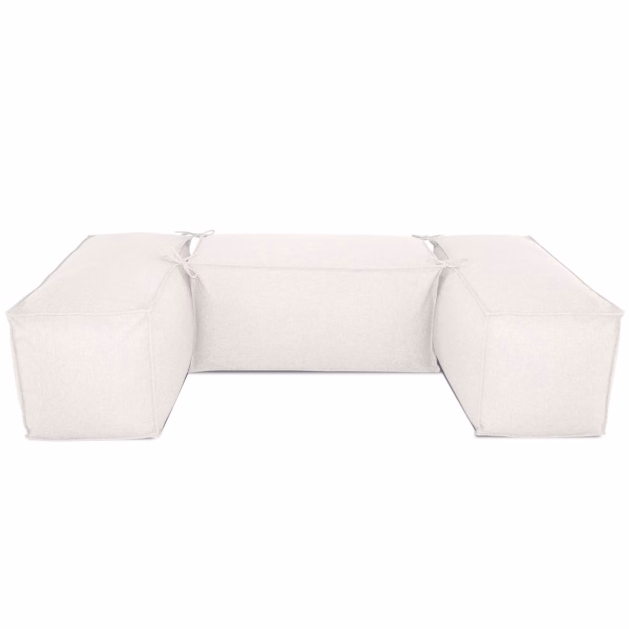 Salottino Quadrato Bianco