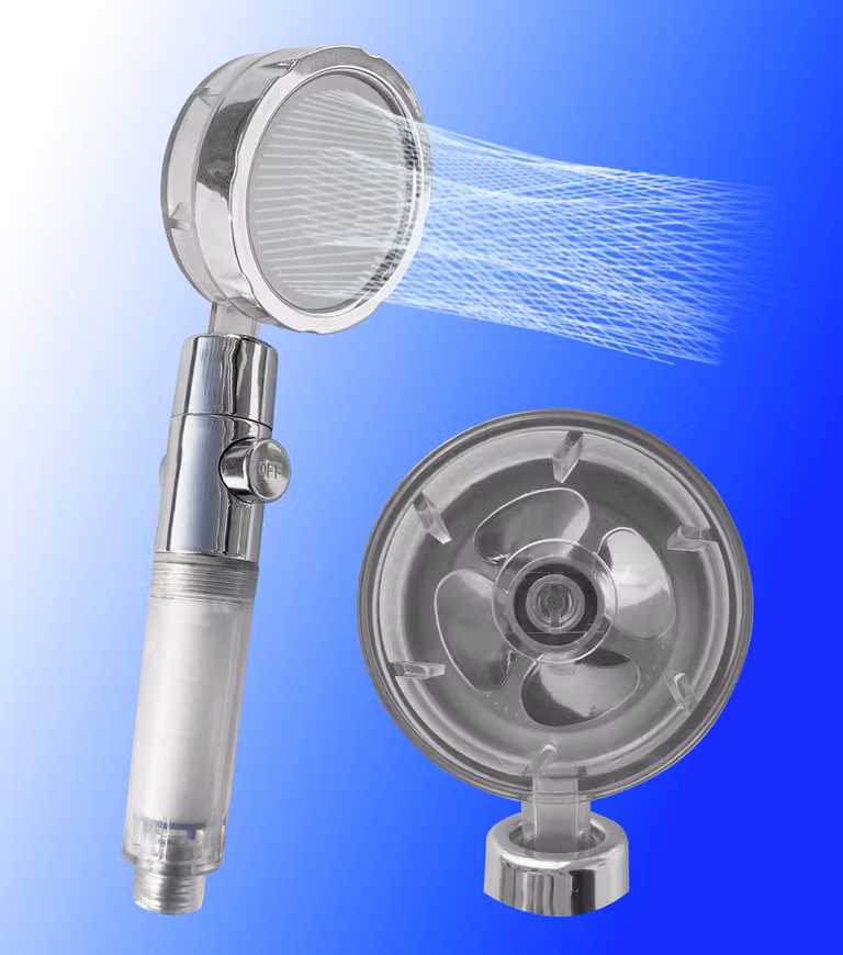 Soffione doccia a risparmio energetico ECO SPIN