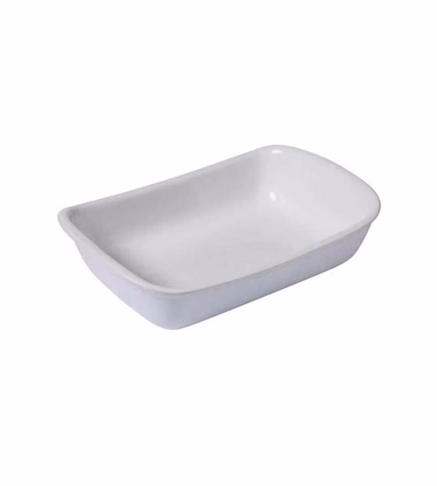 Pyrex Teglia Rettangolare - Bianca - 22x15 cm